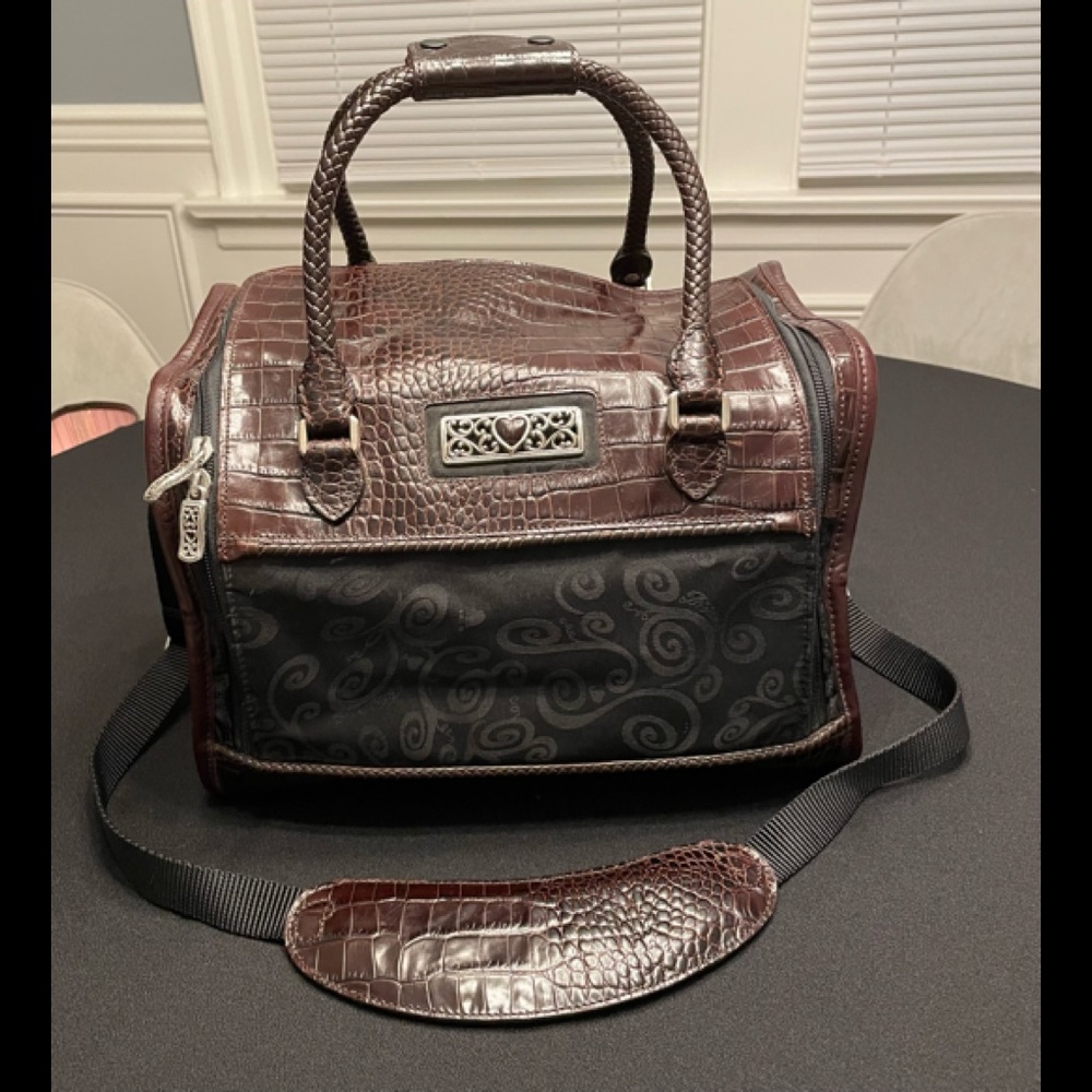 Brighton Luggage Cosmetic Travel Bag Organizer EUC